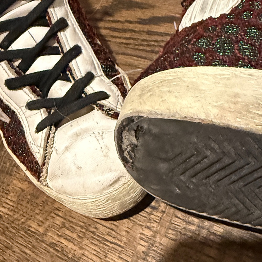 Golden Goose Private Edit Francy High-Top Sneakers size 9 - Picture 4 of 8